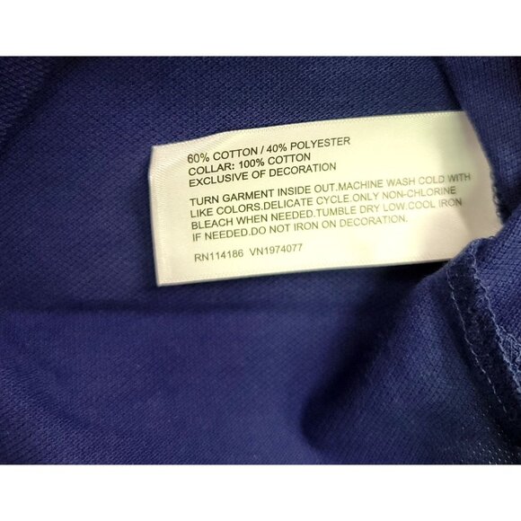 Prince Pickleball Mens Size Small Short Sleeve Collared Polo Shirt Blue - Picture 5 of 10